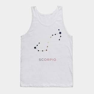 SCORPIO STAR CONSTELLATION ZODIAC SIGN Tank Top